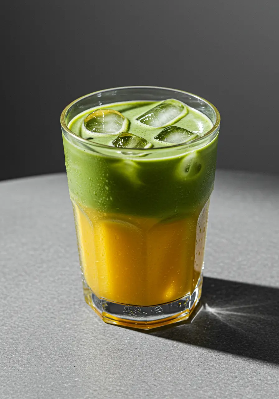Mango Matcha Latte