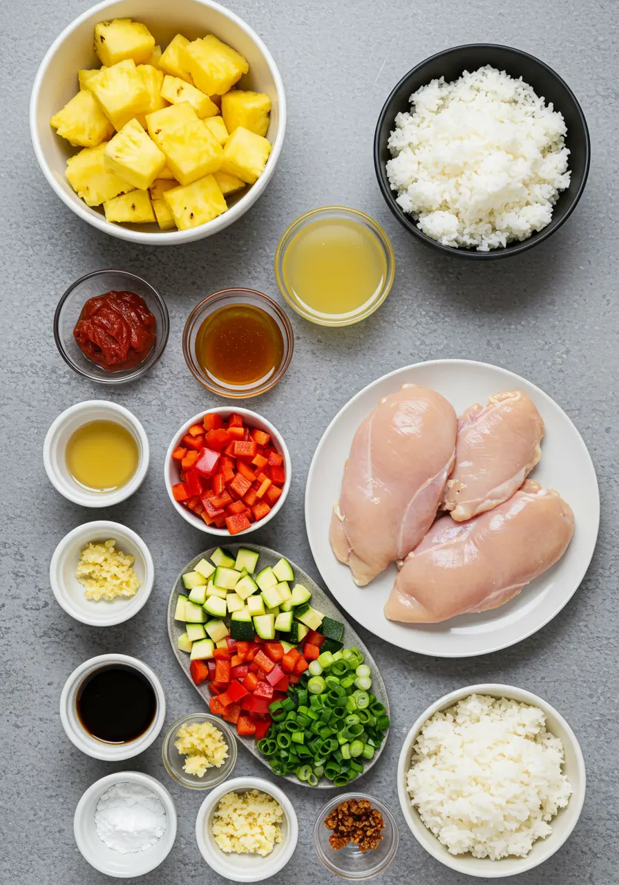 Pineapple Chicken Rice Bowls ingredient 2