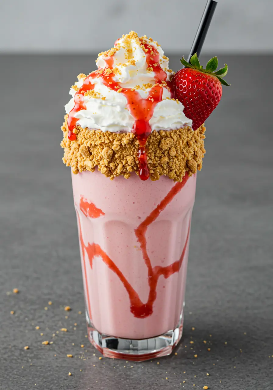 Strawberry Cheesecake Milkshake