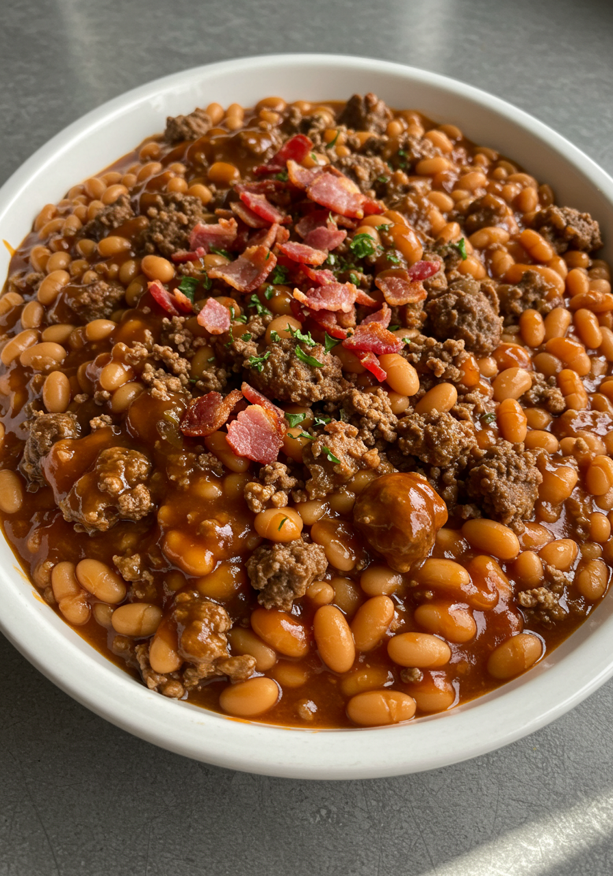 Baked Beans with Ground Beef