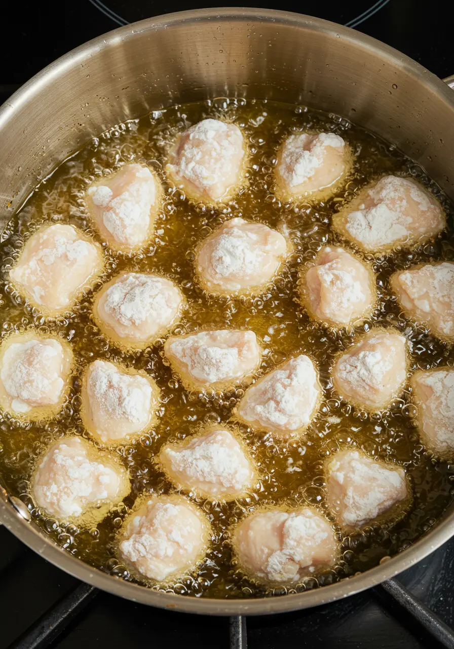 Sweet Honey Chicken fry 1