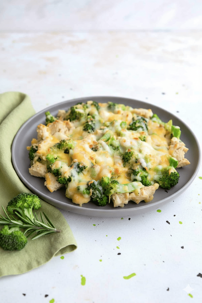 Keto Chicken Broccoli Casserole