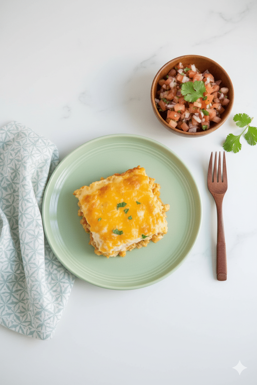 Cheesy Low-Carb Mexican Chicken Casserole – A Keto Comfort Food Favorite