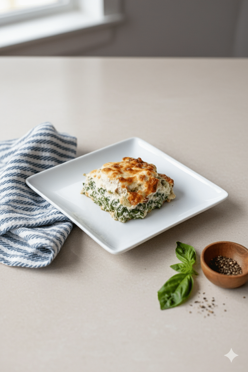 Spinach Artichoke Chicken Casserole (Creamy & Cheesy)