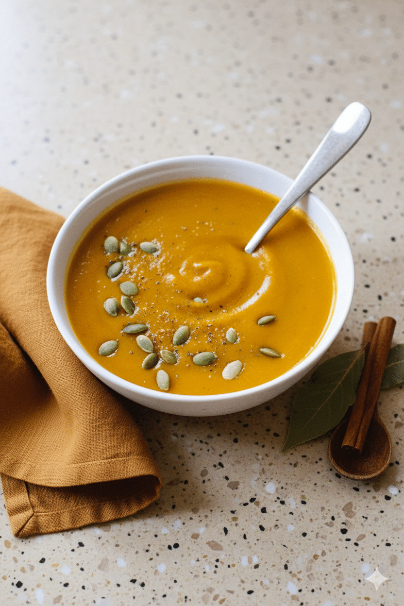 Creamy Roasted Pumpkin Soup