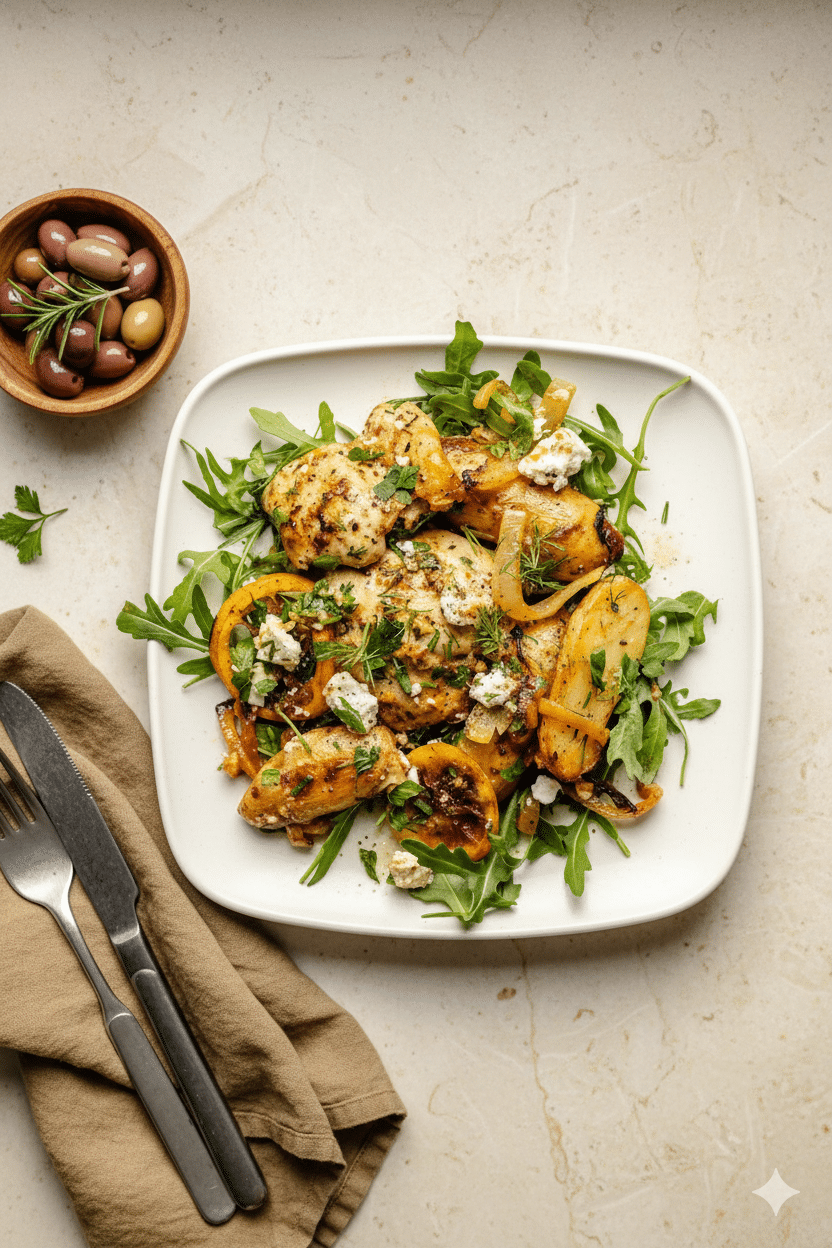 Sheet Pan Herby Lemon Garlic Chicken and Potatoes