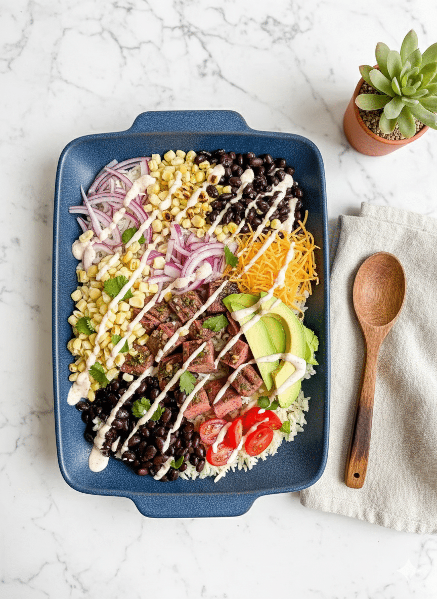 Cilantro Lime Steak Bowls