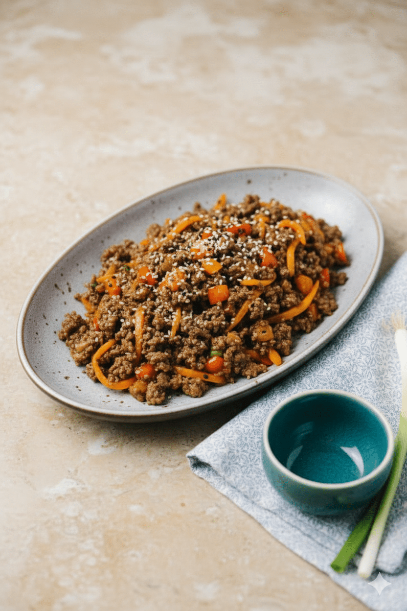 Flavor-Packed Asian Ground Beef Lettuce Wraps