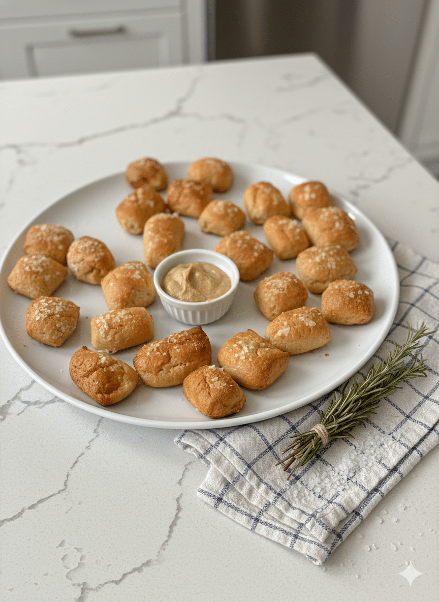 Soft & Fluffy No-Yeast Gluten Free Pretzel Bites