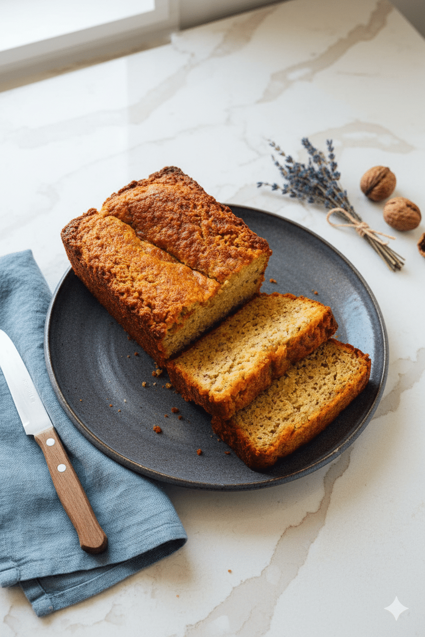 Almond Flour Banana Bread (Gluten-Free & Naturally Sweetened)