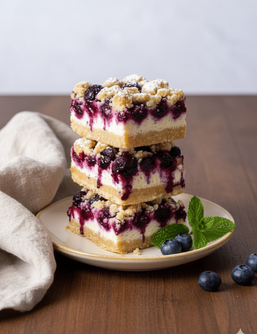 Gluten Free Blueberry Cheesecake Bars – The Perfect Dessert for Any Occasion