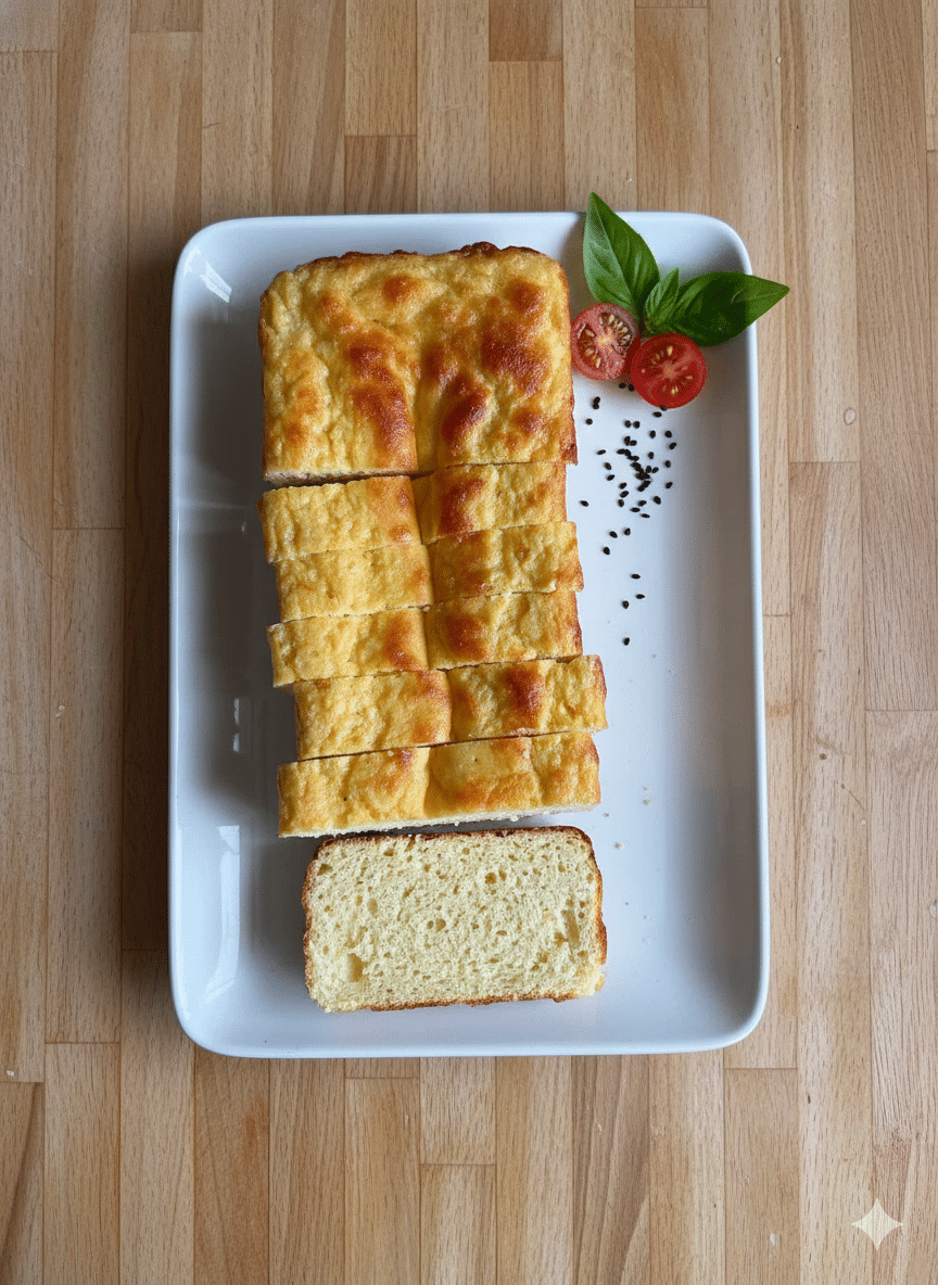 Quick and Easy Greek Yogurt Almond Flour Bread (Low Carb, High Protein)