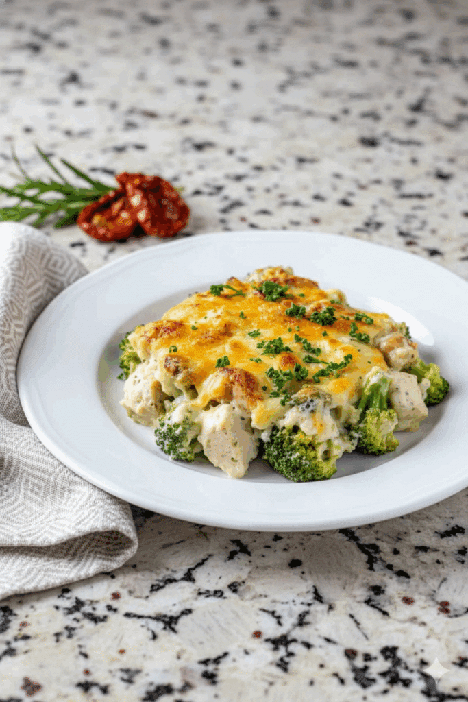 Creamy Keto Chicken Alfredo Bake with Broccoli (Easy 30-Minute Meal) 4 Generated Image November 02 2025 7 16PM