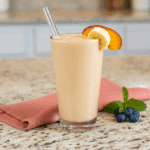 Creamy Peach Banana Smoothie for Gut Health Generated Image November 05 2025 11 06AM