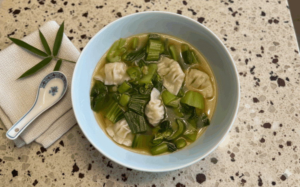 Gut-Healthy Delight: Weeknight Ramp and Wonton Soup Generated Image November 05 2025 1 47PM