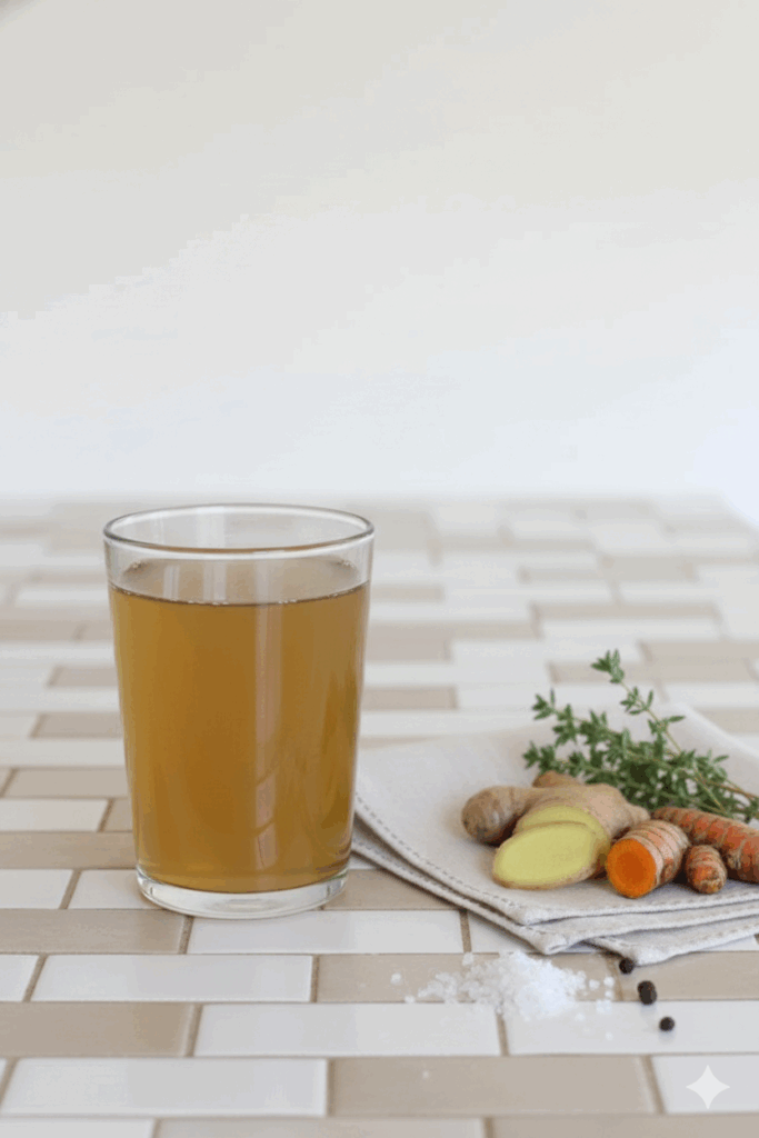 Gut-Healing Microbiome Veggie Broth for a Stronger, Healthier You Generated Image November 05 2025 4 41PM