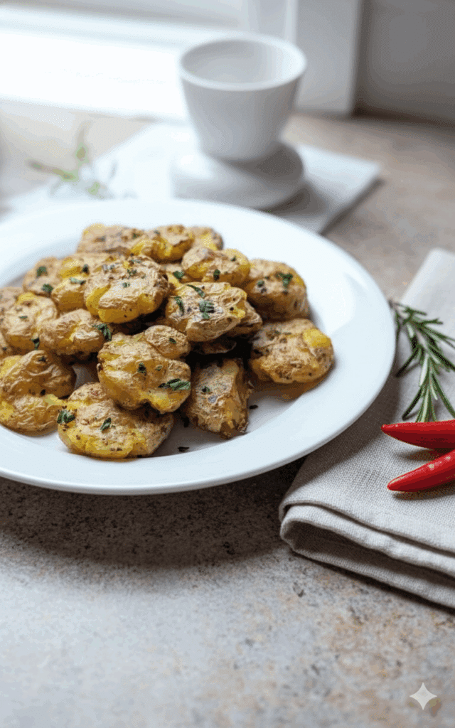 Crispy Low Sodium Smashed Potatoes – A Flavorful Salt-Free Side Dish Generated Image November 11 2025 1 11PM