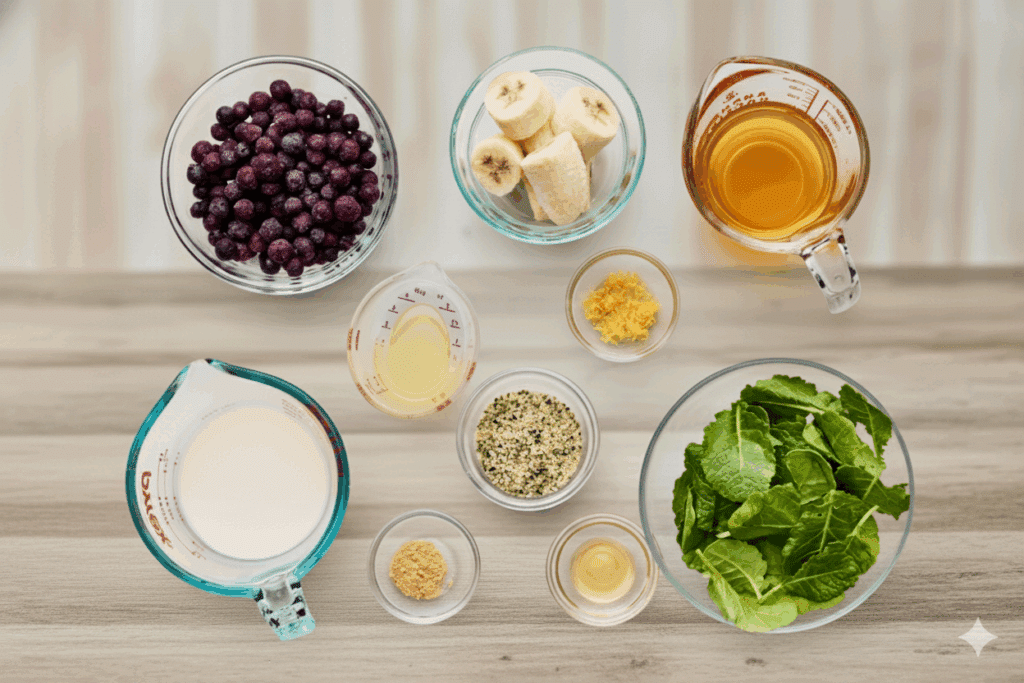 Refreshing Lemon-Blueberry Anti-Inflammatory Smoothie Generated Image November 11 2025 1 53PM