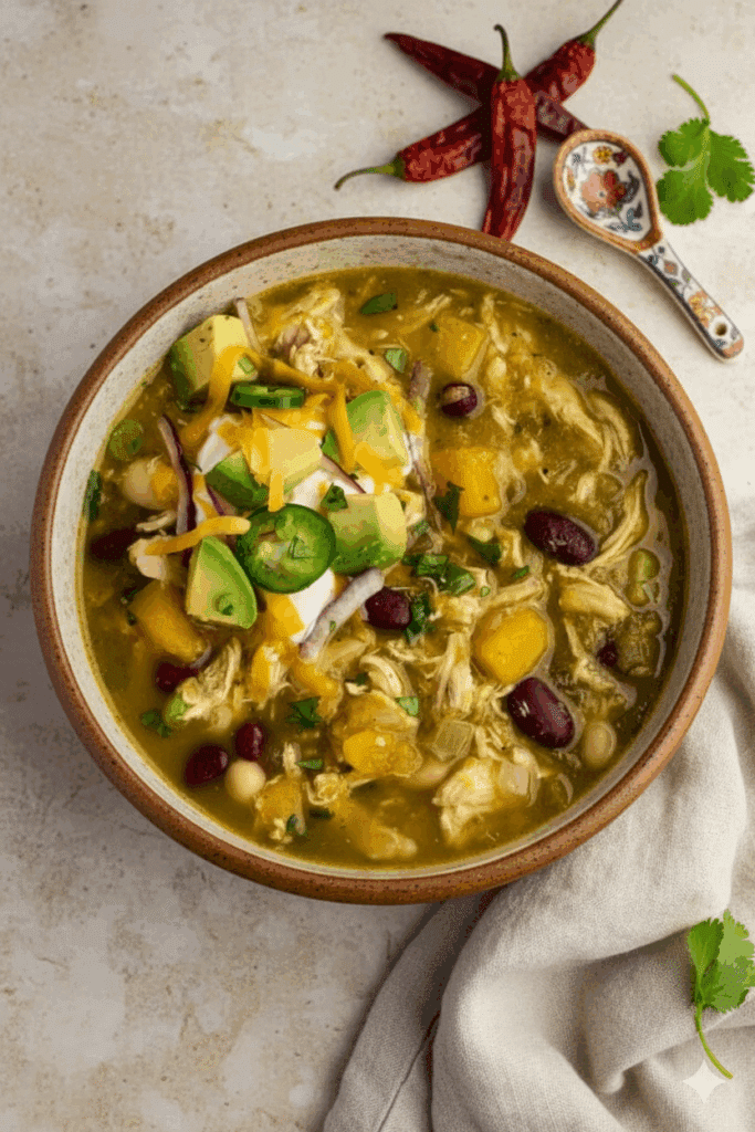 Cozy Slow Cooker Salsa Verde Chicken Chili Generated Image November 11 2025 2 37PM