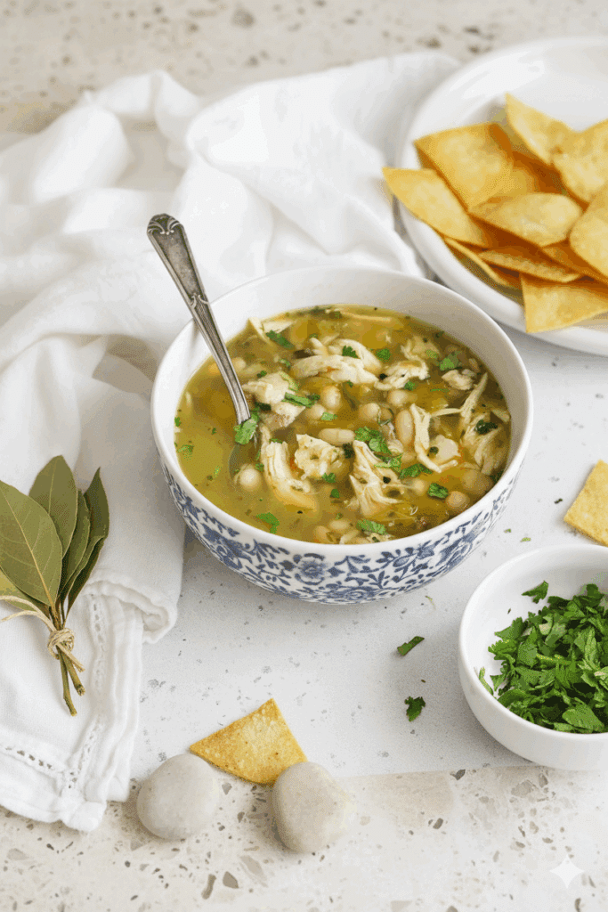 Easy Salsa Verde Chicken Chili (Quick, Healthy & Delicious!) Generated Image November 11 2025 3 13PM