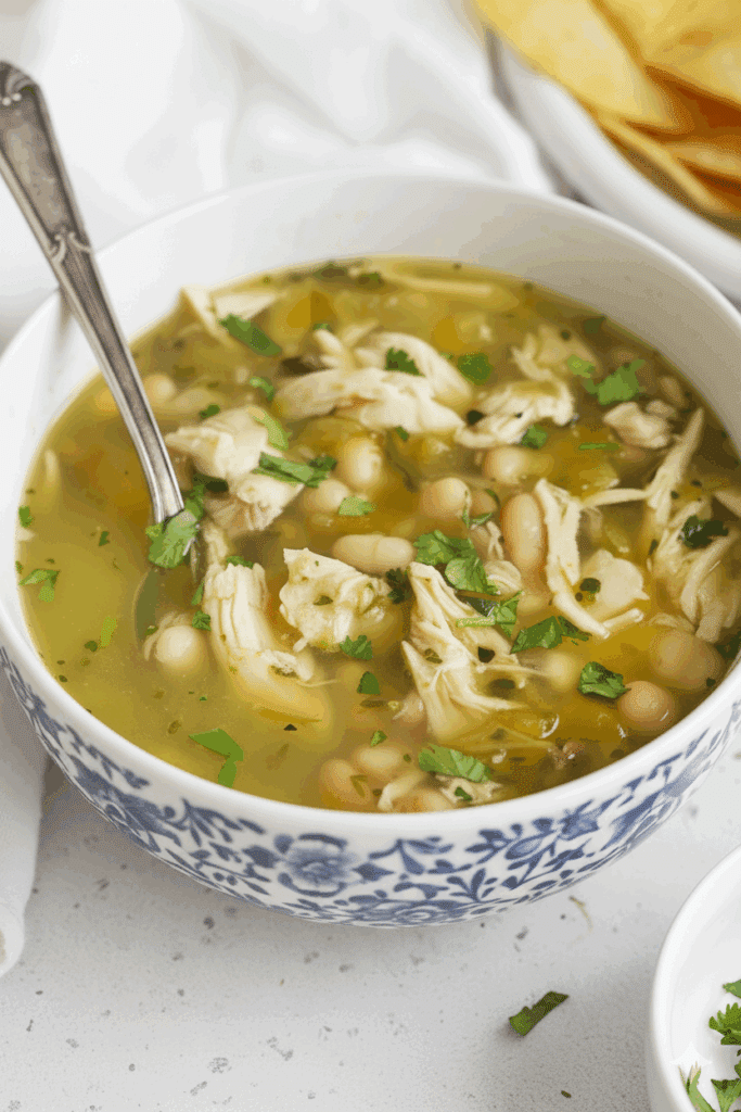 Easy Salsa Verde Chicken Chili (Quick, Healthy & Delicious!) Generated Image November 11 2025 3 21PM