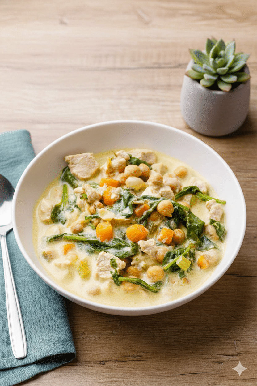 Nourish and Restore Your Gut with This Probiotic-Rich Creamy Chicken Bone Broth Soup Generated Image November 11 2025 9 30AM