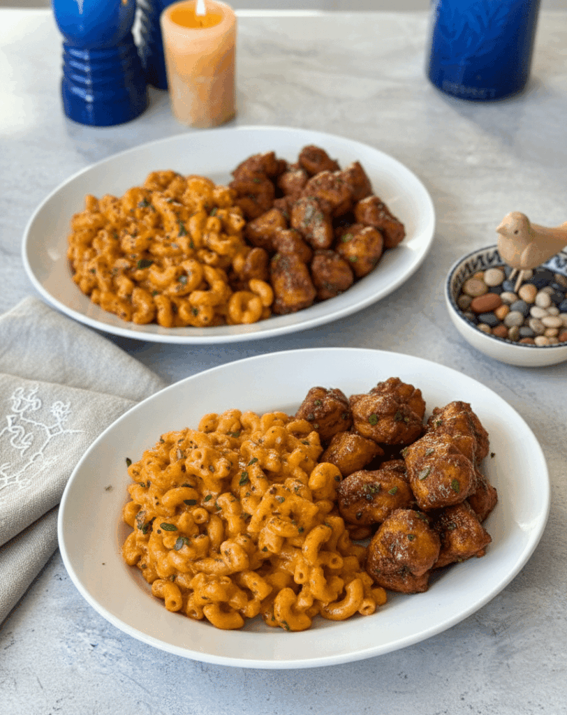 Protein-Packed Honey Garlic Butter Chicken with Cheesy Mac & Cheese Generated Image November 17 2025 1 48PM 1 e1763384570849