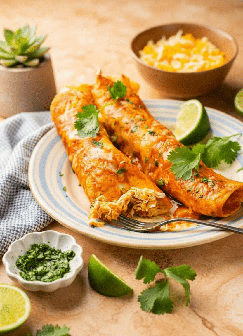 High Protein Chicken Enchiladas (Easy 30-Minute Dinner) Generated Image November 17 2025 2 25PM e1763386584202