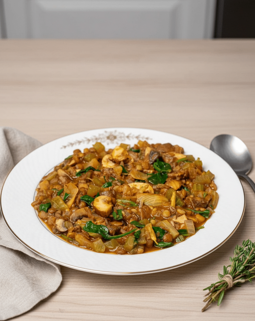 Hearty Vegan Mushroom and Lentil Stew (Comforting & Protein-Rich) Generated Image November 17 2025 4 58PM e1763395824550