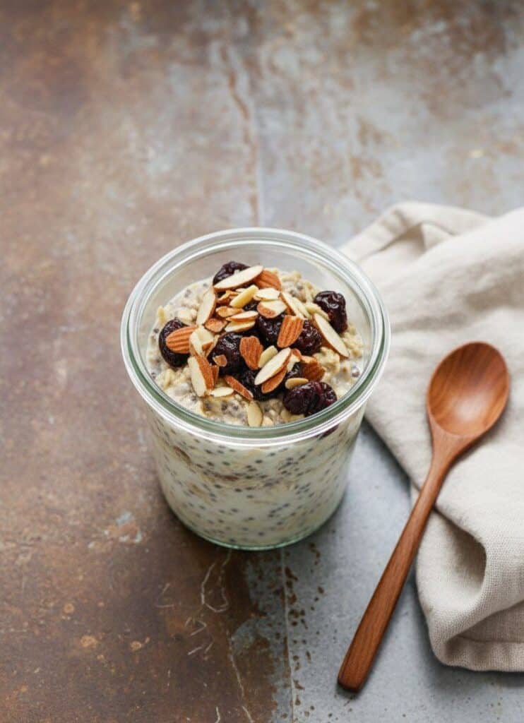 Creamy Cherry Almond Overnight Oats (Gluten-Free + Vegan) 5868465244370307992 121