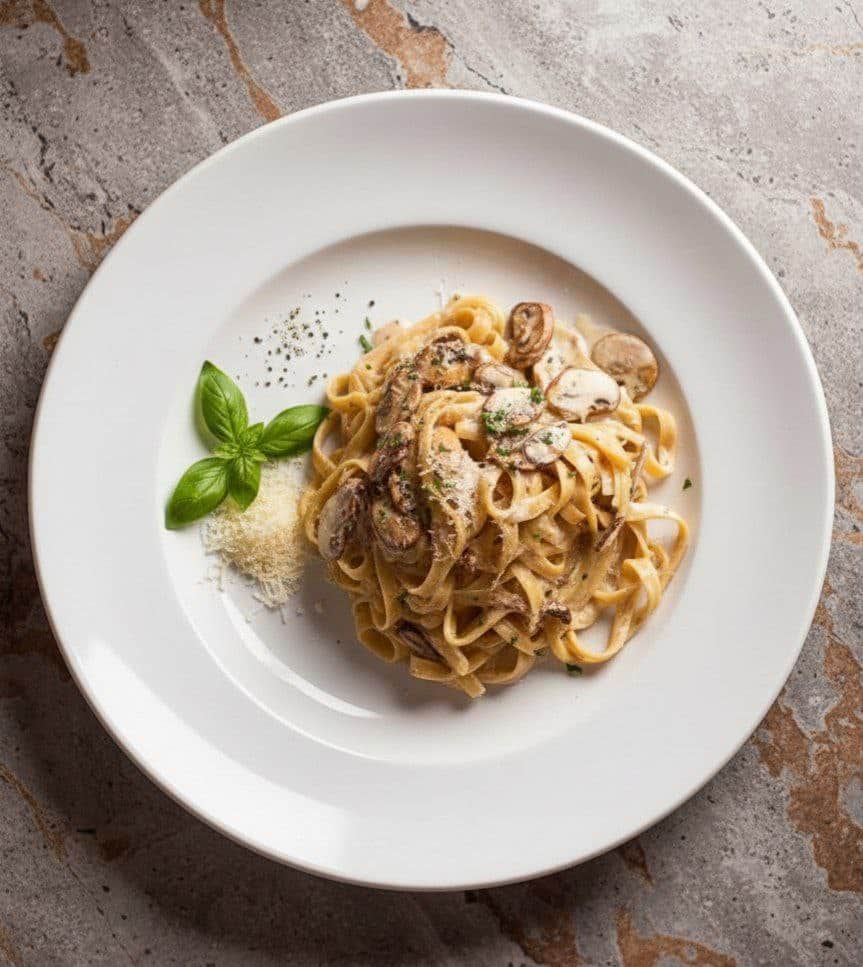 Decadent Creamy Mushroom Pasta: A Quick and Luxurious Meal 5886561814194096967 121