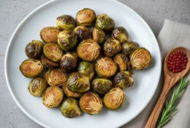 Crispy Air Fryer Brussels Sprouts with Balsamic 5886561814194097024 121