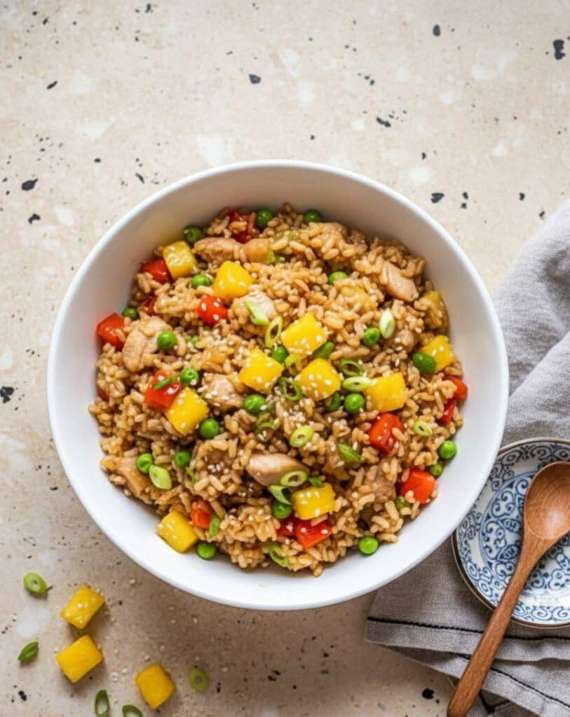Ultimate Pineapple Chicken Fried Rice Recipe 5895638359990799196 121