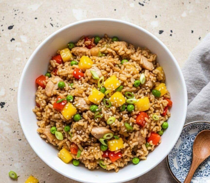 Ultimate Pineapple Chicken Fried Rice Recipe 5895638359990799196 121