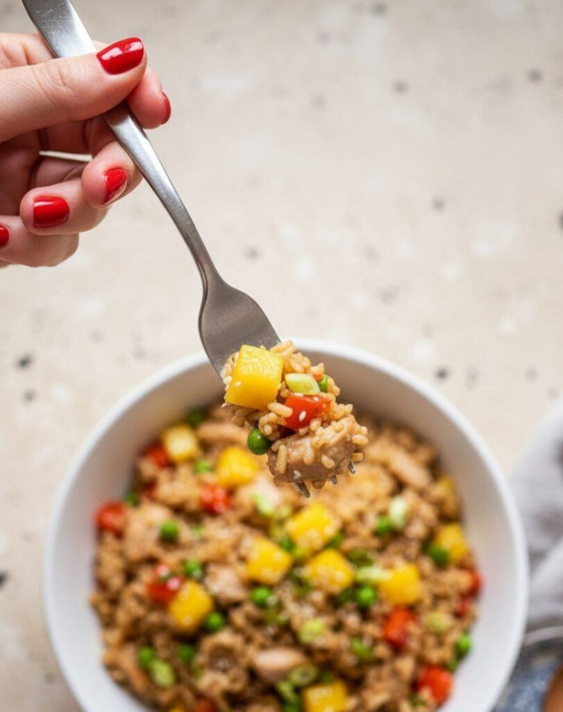 Ultimate Pineapple Chicken Fried Rice Recipe 5895638359990799197 121