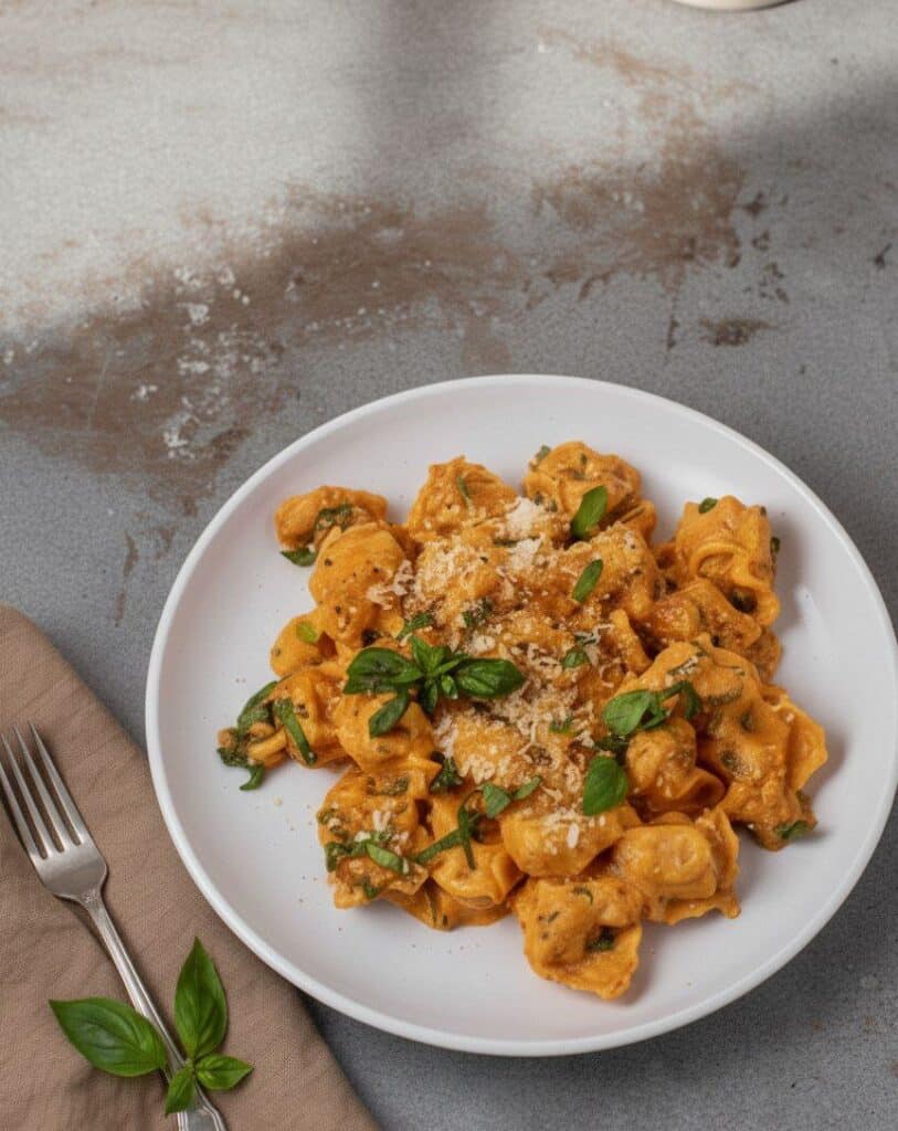 Creamy One-Pan Chicken Tortellini in Tomato Sauce 5915796952203332445 121