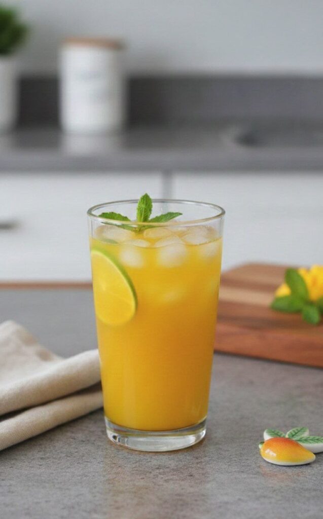 Iced Mango Mint Green Tea with Turmeric 5915796952203332509 121