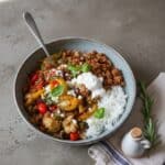 Roasted Veggie and Ground Turkey Bowl 5933898259376048978 121