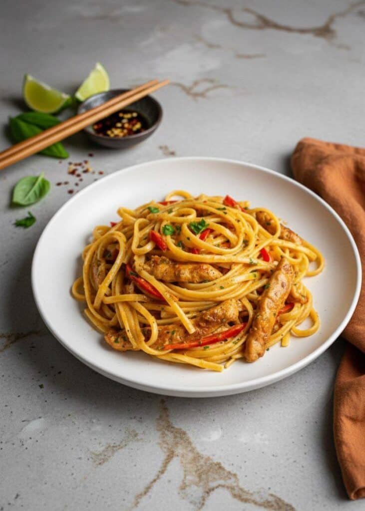 Bold Butter Chicken Pasta with a Spicy Cowboy Twist 5933898259376049005 121