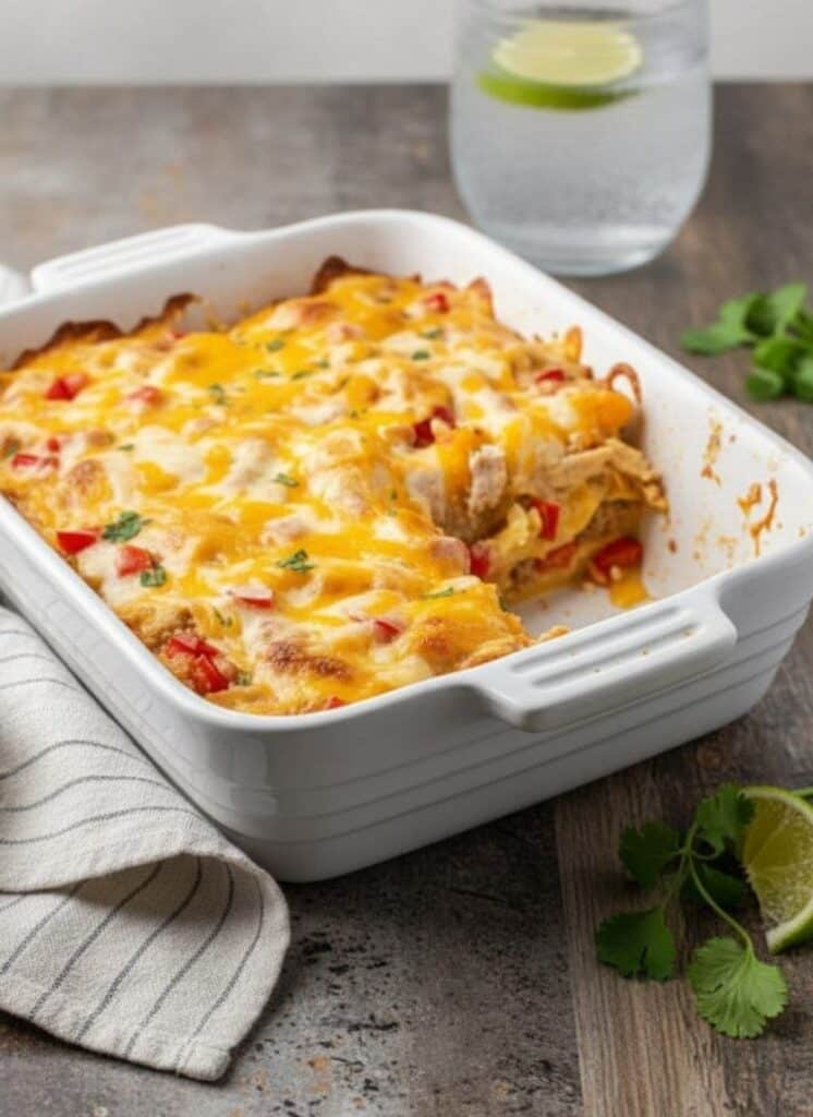 Creamy Salsa Verde Chicken Casserole: A Tex-Mex Family Favorite 5933898259376049012 121