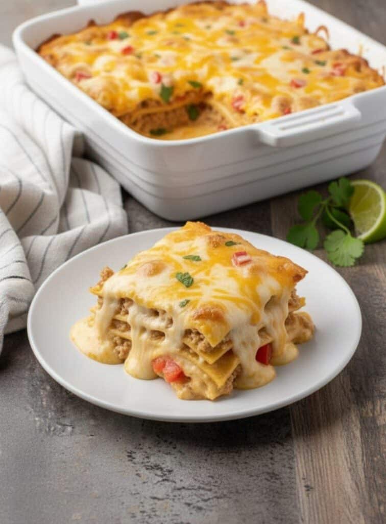 Creamy Salsa Verde Chicken Casserole: A Tex-Mex Family Favorite 5933898259376049013 121