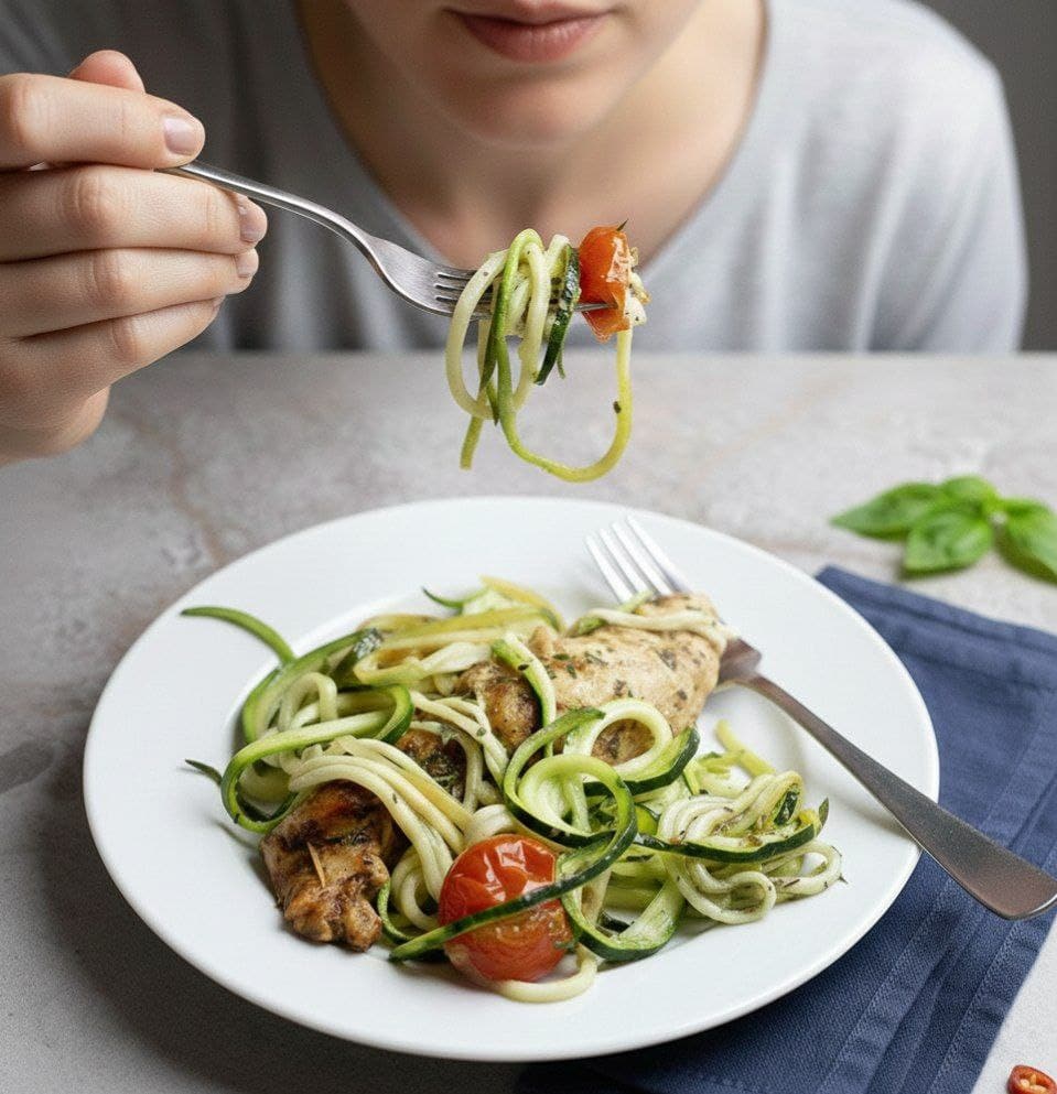 One-Pan Balsamic Chicken with Zucchini Noodles (Low Sodium & Flavor-Packed) 5949524033298697191 121