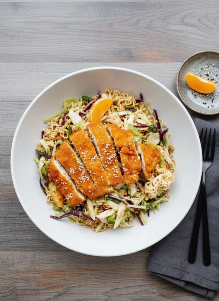 Crispy Asian-Style Chicken Salad with Sesame Ginger Dressing 5949524033298697236 121