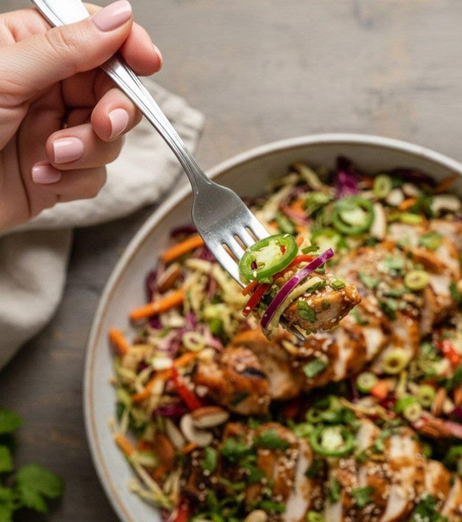 Crunchy Sesame Chicken Cabbage Salad 5980832489460665154 121