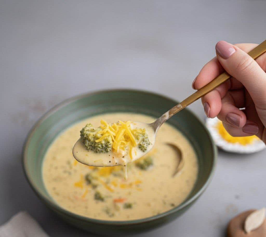 High-Protein Broccoli Cheddar Soup – Creamy, Comforting, and Packed with Protein 5980832489460665156 121