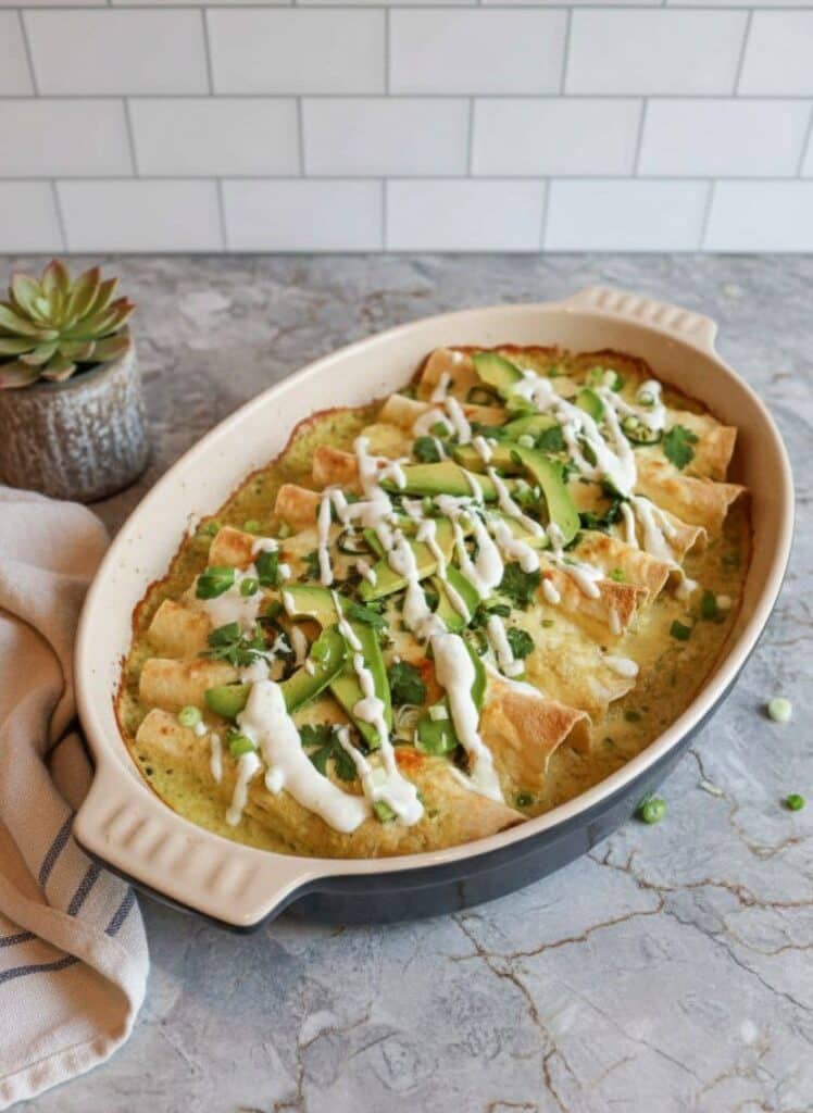Creamy Keto White Chicken Enchiladas (Low Carb & Family-Friendly) 5980832489460665174 121