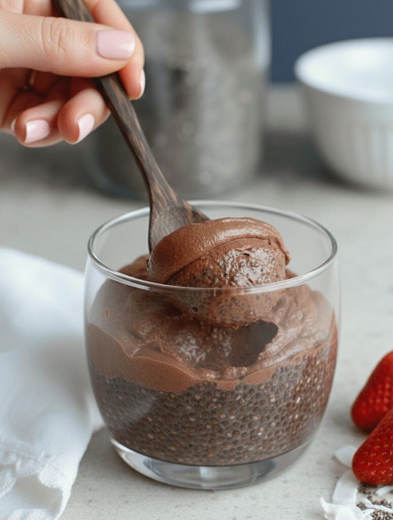 Creamy Chocolate Chia Protein Pudding (Healthy, Rich, and Ready Fast) unnamed 2 e1769338978874