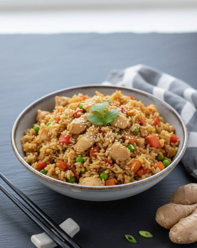 Better-For-You Chicken Fried Rice Made at Home unnamed 4 1 e1769525067478