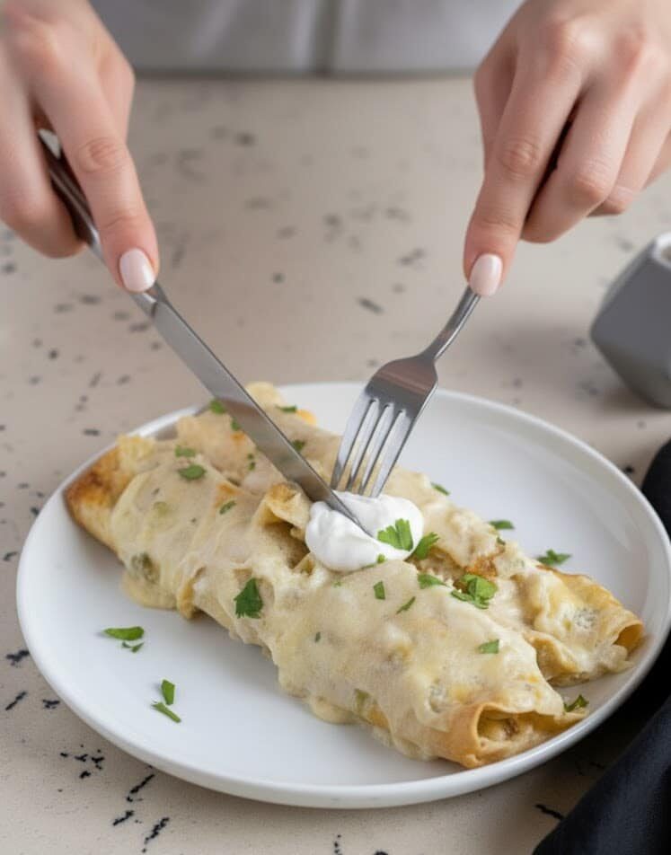 Creamy Low-Carb White Chicken Enchiladas: A Comforting Tex-Mex Dinner Without the Carbs unnamed 4 e1769341068364