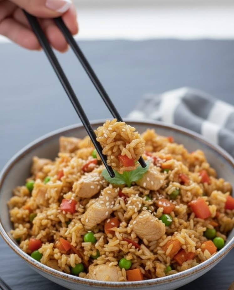 Better-For-You Chicken Fried Rice Made at Home unnamed 5 1 e1769525124176